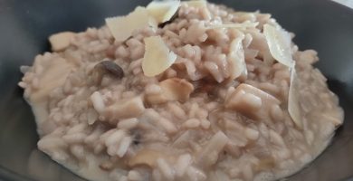 Risotto de setas - Boletus edulis y seta de cardo